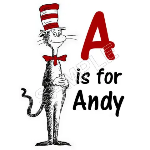 Dr. Seuss Birthday Personalized Custom T Shirt Iron on Transfer Decal #71 Dr. Seuss Birthday Personalized Custom T Shirt Iron on Transfer Decal #71