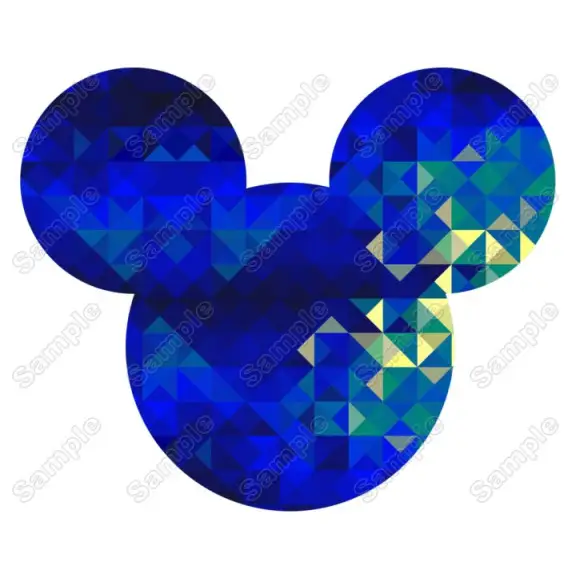 Epcot Mickey Ears Heat Iron on Transfer Decal #2 Epcot Mickey Ears Heat Iron on Transfer Decal #2