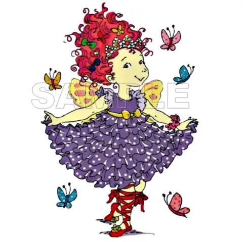 Fancy Nancy  T Shirt Iron on Transfer Decal #1