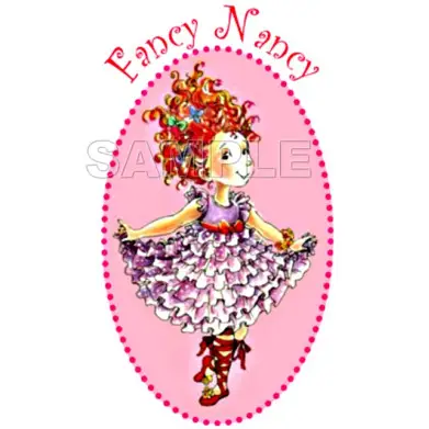Fancy Nancy T Shirt Iron on Transfer Decal #2 Fancy Nancy T Shirt Iron on Transfer Decal #2