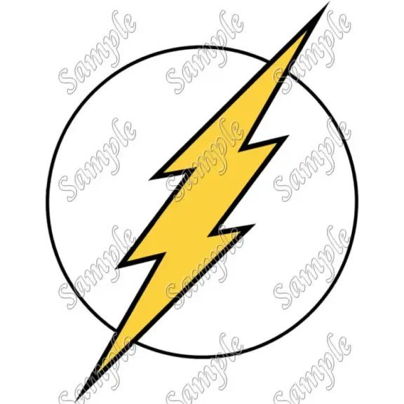 Flash Logo T Shirt Iron on Transfer Decal #11 Flash Logo T Shirt Iron on Transfer Decal #11