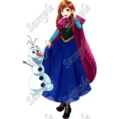 Frozen Anna T Shirt Iron on Transfer Decal #21 Frozen Anna T Shirt Iron on Transfer Decal #21