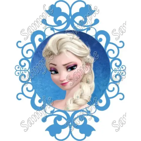 Frozen Elsa T Shirt Iron on Transfer Decal #49 Frozen Elsa T Shirt Iron on Transfer Decal #49