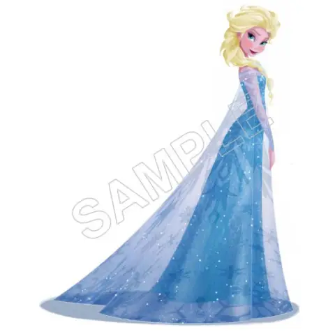 Frozen Elsa T Shirt Iron on Transfer Decal #72