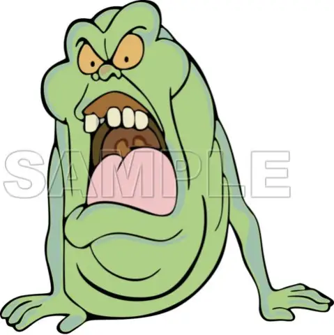 Ghostbusters  Slimer  T Shirt Iron on Transfer Decal #3
