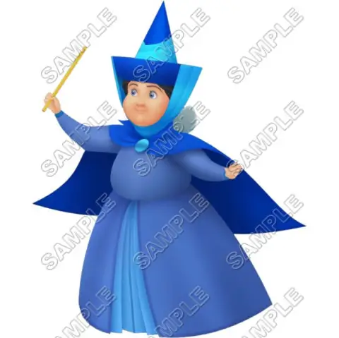 Good fairy godmother  Merryweather   T Shirt Iron on Transfer Decal #23