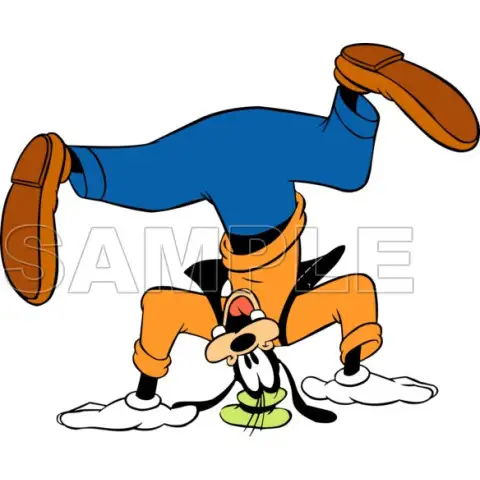 Goofy T Shirt Iron on Transfer Decal #6 Goofy T Shirt Iron on Transfer Decal #6