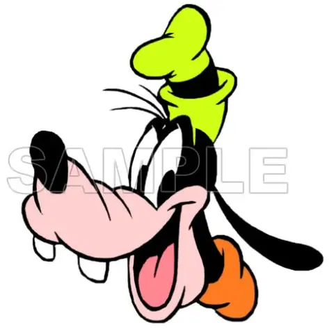 Goofy T Shirt Iron on Transfer Decal #9 Goofy T Shirt Iron on Transfer Decal #9