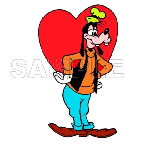 Goofy Valentines T Shirt Iron on Transfer Decal #11 Goofy Valentines T Shirt Iron on Transfer Decal #11