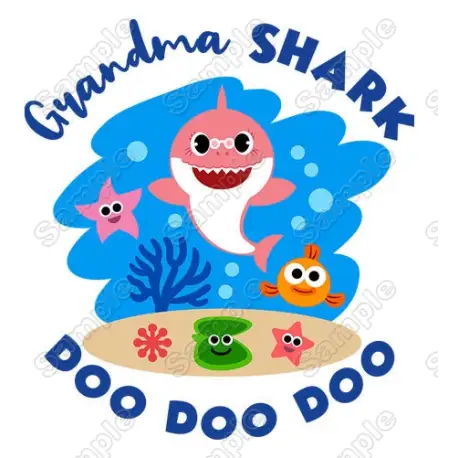 Baby Shark Family Member Custom T Shirt Iron on Transfer Baby Shark Family Member Custom T Shirt Iron on Transfer