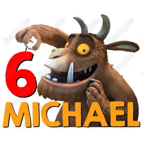 Gruffalo Birthday Custom T Shirt Iron on Transfer Decal Gruffalo Birthday Custom T Shirt Iron on Transfer Decal