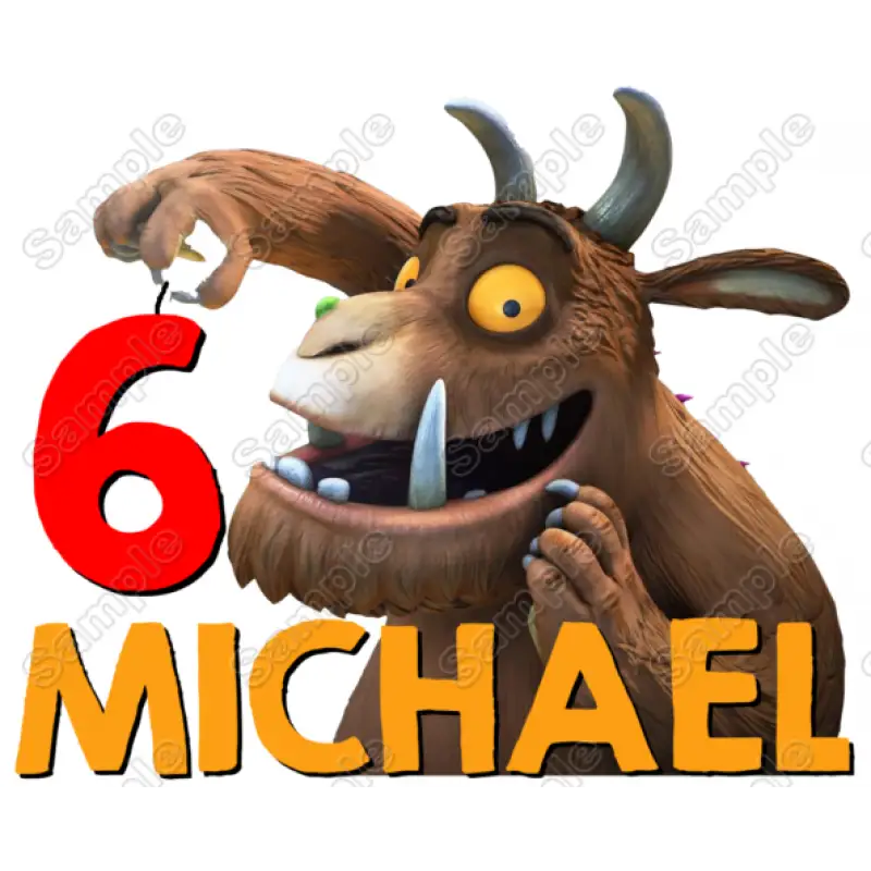 Gruffalo Birthday Custom T Shirt Iron on Transfer Decal Gruffalo Birthday Custom T Shirt Iron on Transfer Decal