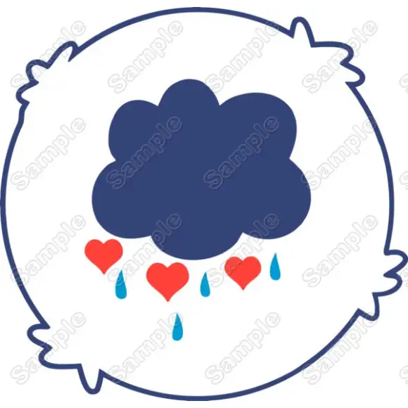 Grumpy Bear Care Bears Tummies Costume T Shirt Iron on Transfer Decal Grumpy Bear Care Bears Tummies Costume T Shirt Iron on Transfer Decal