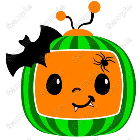 Halloween Cocomelon T Shirt Heat Iron On Transfer Halloween Cocomelon T Shirt Heat Iron On Transfer
