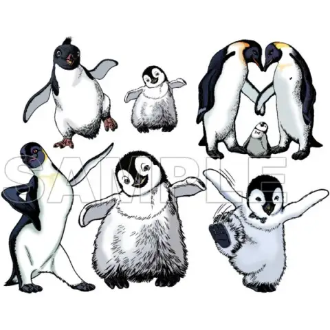 Happy Feet T Shirt Iron on Transfer Decal #1 Happy Feet T Shirt Iron on Transfer Decal #1