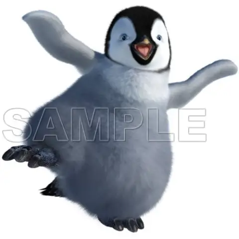 Happy Feet T Shirt Iron on Transfer Decal #2 Happy Feet T Shirt Iron on Transfer Decal #2