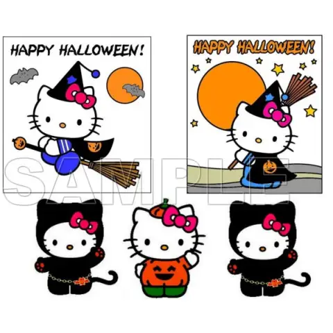 Hello Kitty Halloween T Shirt Iron on Transfer Decal #11 Hello Kitty Halloween T Shirt Iron on Transfer Decal #11