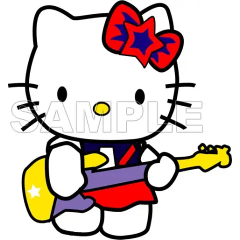 Hello Kitty T Shirt Iron on Transfer Decal #13 Hello Kitty T Shirt Iron on Transfer Decal #13