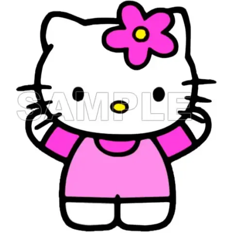 Hello Kitty T Shirt Iron on Transfer Decal #14 Hello Kitty T Shirt Iron on Transfer Decal #14