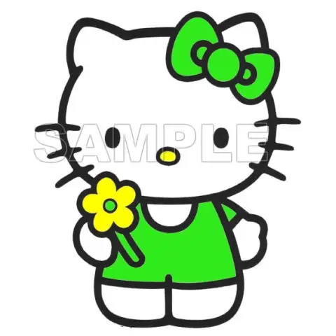Hello Kitty T Shirt Iron on Transfer Decal #24 Hello Kitty T Shirt Iron on Transfer Decal #24