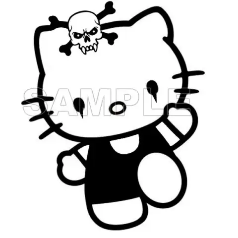 Hello Kitty T Shirt Iron on Transfer Decal #25 Hello Kitty T Shirt Iron on Transfer Decal #25
