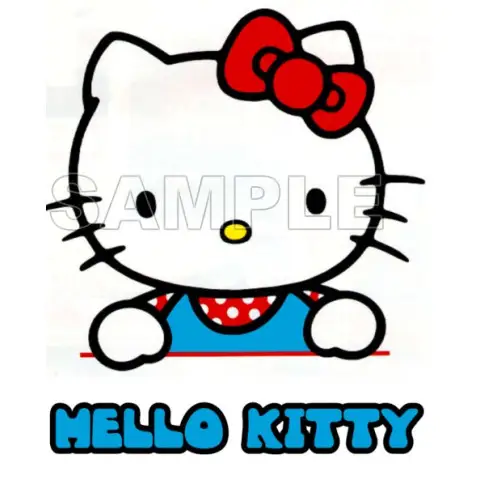 Hello Kitty T Shirt Iron on Transfer Decal #30 Hello Kitty T Shirt Iron on Transfer Decal #30