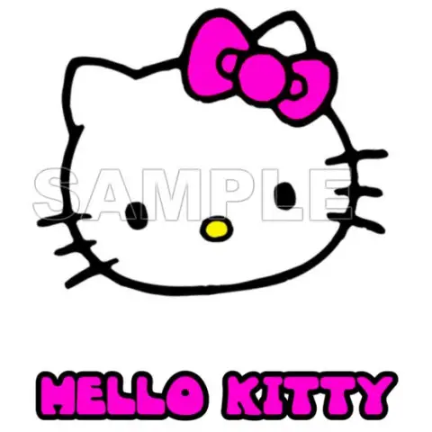 Hello Kitty T Shirt Iron on Transfer Decal #32 Hello Kitty T Shirt Iron on Transfer Decal #32
