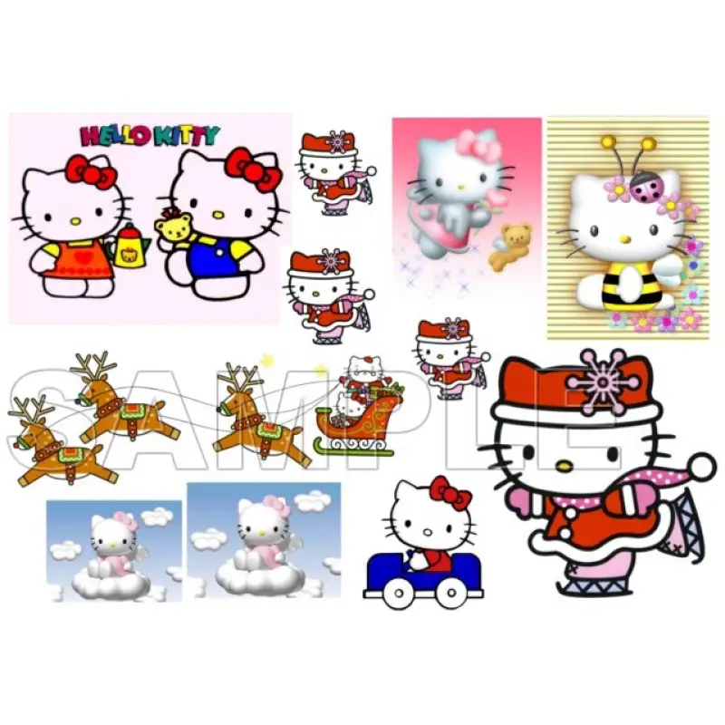 Hello Kitty T Shirt Iron on Transfer Decal #6 Hello Kitty T Shirt Iron on Transfer Decal #6