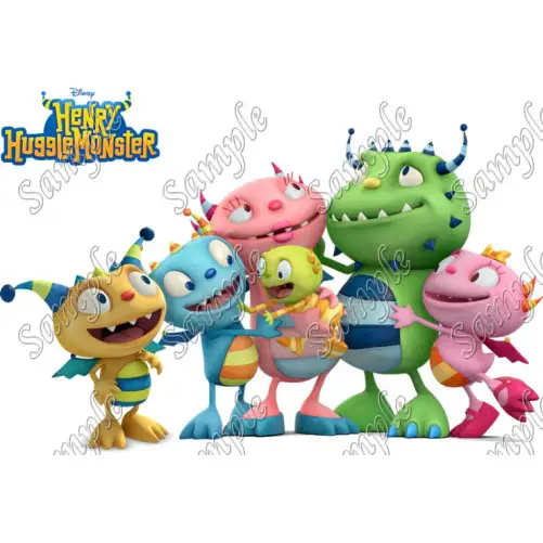 Henry Hugglemonster T Shirt Iron on Transfer Decal #3 Henry Hugglemonster T Shirt Iron on Transfer Decal #3