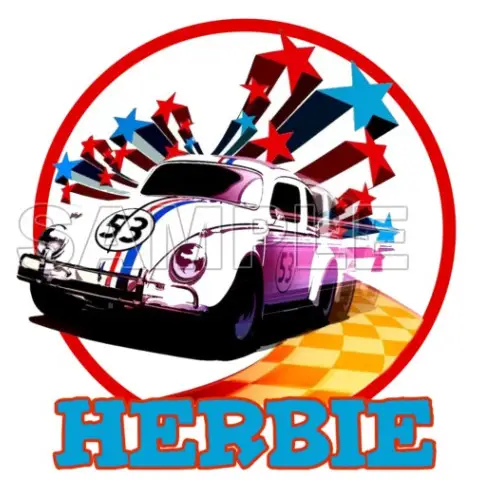 Herbie Fully Loaded T Shirt Iron on Transfer Decal #3 Herbie Fully Loaded T Shirt Iron on Transfer Decal #3