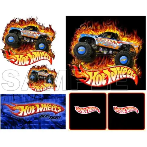 Hot Wheels T Shirt Iron on Transfer Decal #2 Hot Wheels T Shirt Iron on Transfer Decal #2