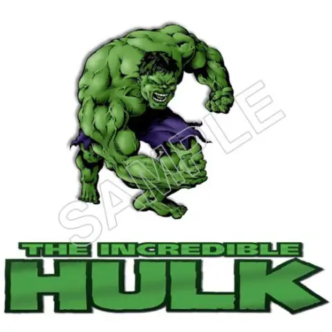 Incredible hulk T Shirt Iron on Transfer Decal #4 Incredible hulk T Shirt Iron on Transfer Decal #4