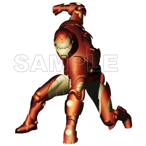 Iron Man T Shirt Iron on Transfer Decal #4 Iron Man T Shirt Iron on Transfer Decal #4