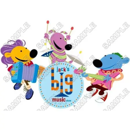 Jacks Big Music Show T Shirt Iron on Transfer Decal #1 Jacks Big Music Show T Shirt Iron on Transfer Decal #1