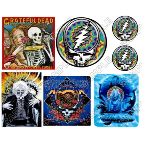 Jerry Garcia Grateful Dead T Shirt Iron on Transfer Decal #1 Jerry Garcia Grateful Dead T Shirt Iron on Transfer Decal #1