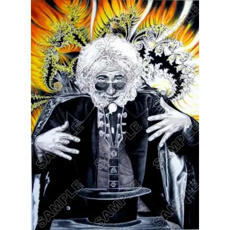 Jerry Garcia Grateful Dead T Shirt Iron on Transfer Decal #4 Jerry Garcia Grateful Dead T Shirt Iron on Transfer Decal #4