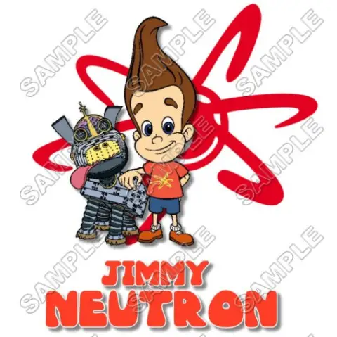 Jimmy Neutron  T Shirt Iron on Transfer Decal #2