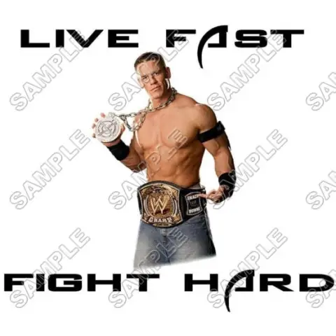 John Cena T Shirt Iron on Transfer Decal #1 John Cena T Shirt Iron on Transfer Decal #1