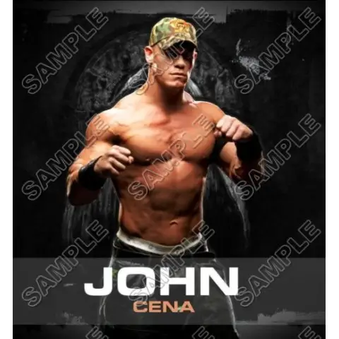 John Cena T Shirt Iron on Transfer Decal #3 John Cena T Shirt Iron on Transfer Decal #3
