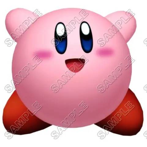 Kirby T Shirt Iron on Transfer Decal #2 Kirby T Shirt Iron on Transfer Decal #2