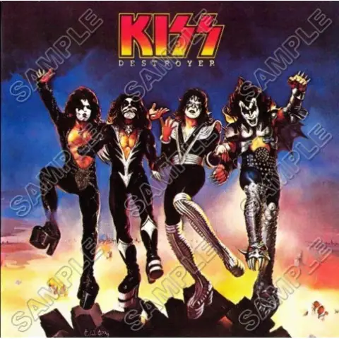 KISS ( Band ) T Shirt Iron on Transfer Decal #1 KISS ( Band ) T Shirt Iron on Transfer Decal #1