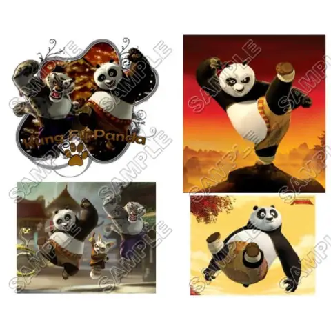 Kung Fu Panda T Shirt Iron on Transfer Decal #1 Kung Fu Panda T Shirt Iron on Transfer Decal #1