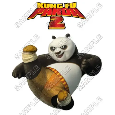 Kung Fu Panda T Shirt Iron on Transfer Decal #4 Kung Fu Panda T Shirt Iron on Transfer Decal #4