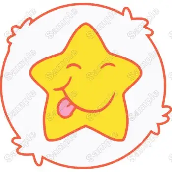 Laugh-A-Lot Bear Care Bears Tummies  Costume T Shirt Iron on Transfer  Decal 