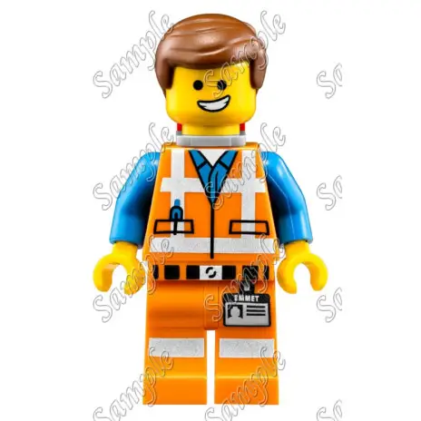 Lego Movie Emmet T Shirt Iron on Transfer Decal #1 Lego Movie Emmet T Shirt Iron on Transfer Decal #1