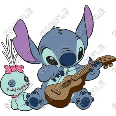 Lilo & Stitch T Shirt Iron on Transfer Decal #1 Lilo & Stitch T Shirt Iron on Transfer Decal #1