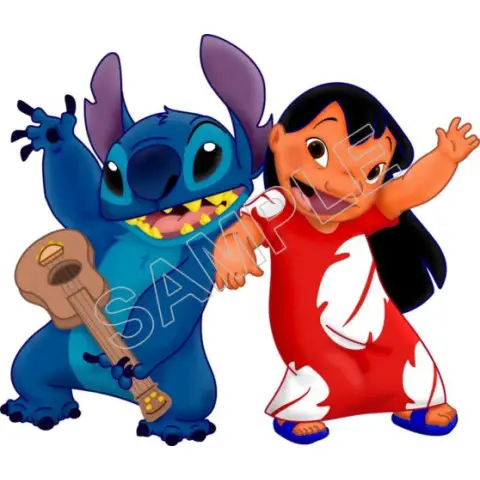 Lilo & Stitch T Shirt Iron on Transfer Decal #10 Lilo & Stitch T Shirt Iron on Transfer Decal #10