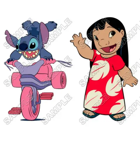 Lilo & Stitch T Shirt Iron on Transfer Decal #16