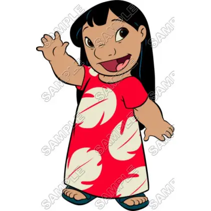 Lilo & Stitch T Shirt Iron on Transfer Decal #8 Lilo & Stitch T Shirt Iron on Transfer Decal #8