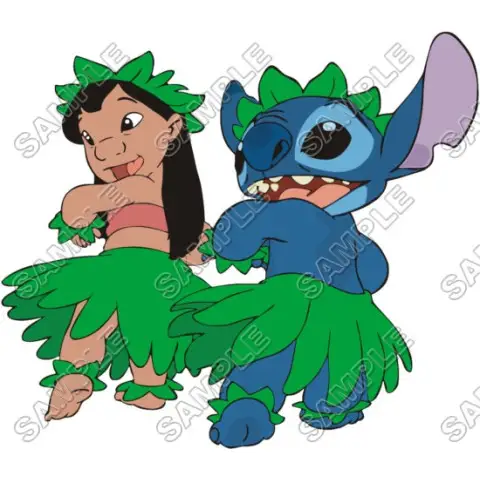 Lilo & Stitch T Shirt Iron on Transfer Decal #9 Lilo & Stitch T Shirt Iron on Transfer Decal #9